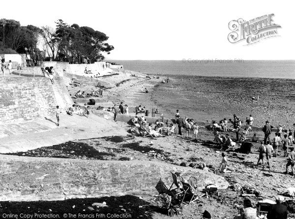 Photo of Swanbridge, The Beach c.1955