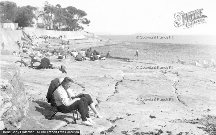 Photo of Swanbridge, The Beach c.1955