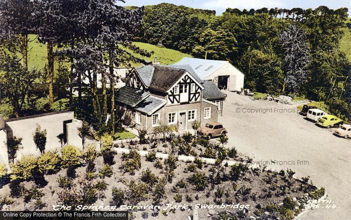 Photo of Swanbridge, The Spinney Caravan Park c.1960