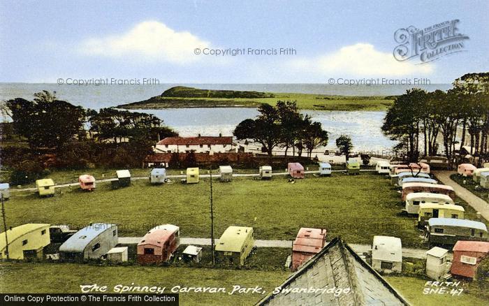 Photo of Swanbridge, The Spinney Caravan Park c.1960