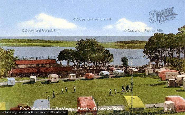 Photo of Swanbridge, The Spinney Holiday Park c.1955