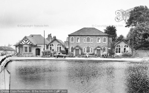 Photo of Swanland, The Pond And Congregational Church c.1955