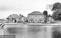 The Pond And Congregational Church c.1955, Swanland