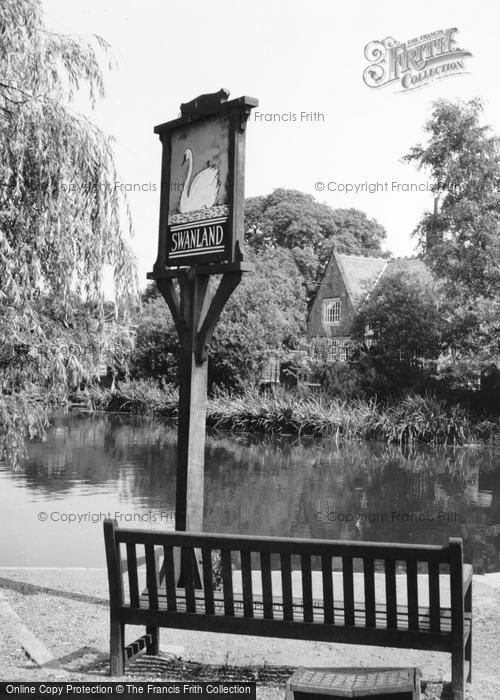 Photo of Swanland, The Village Sign c.1965