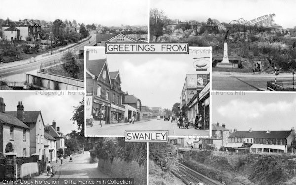 Photo of Swanley, Composite c.1950