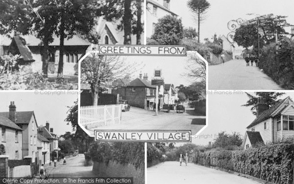 Photo of Swanley Village, Composite c.1950