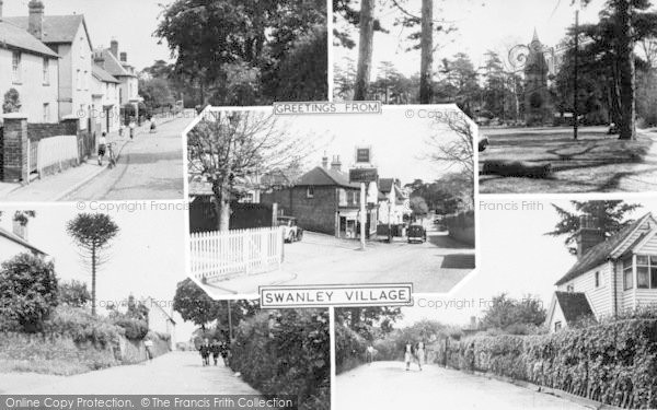 Photo of Swanley Village, Composite c.1955