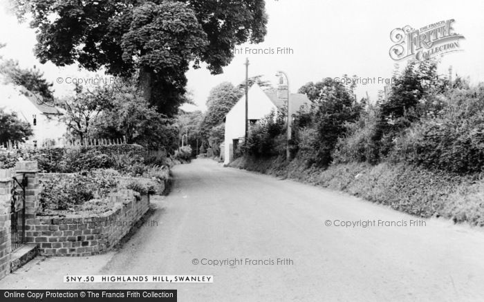 Photo of Swanley Village, Highlands Hill c.1955