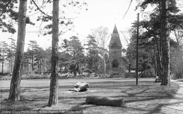 Photo of Swanley Village, St Paul's Church c.1955