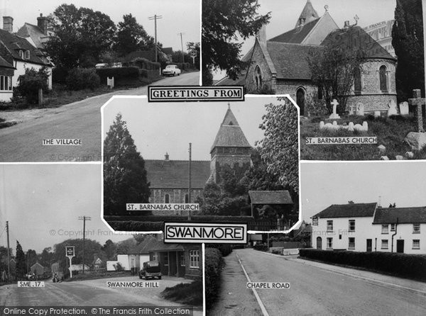 Photo of Swanmore, Composite c.1965