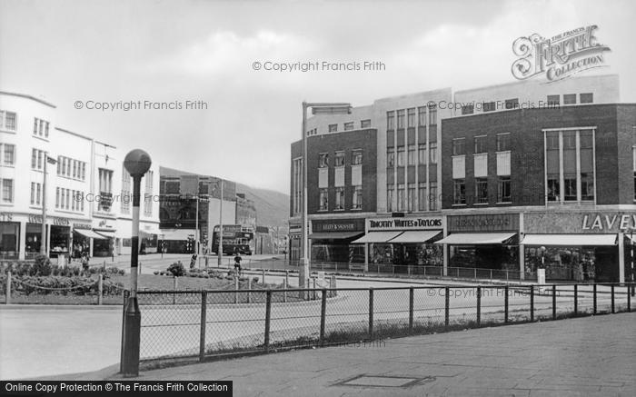 Photo of Swansea, Kingsway c.1955