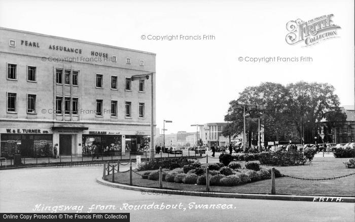 Photo of Swansea, Kingsway c.1960