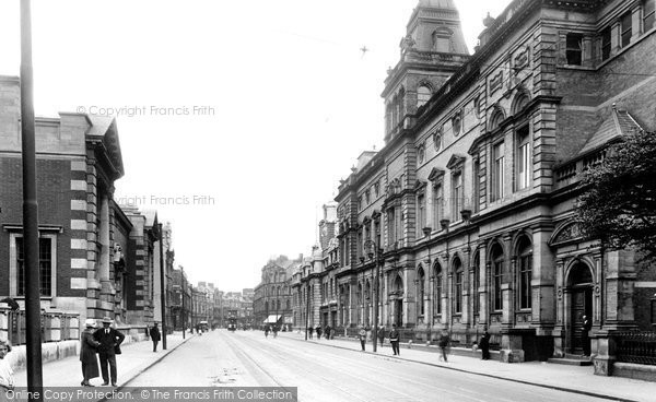 Photo of Swansea, Public Library, Alexandra Road 1925