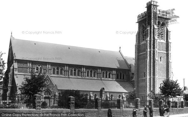 Photo of Swansea, St Mary's Church 1899