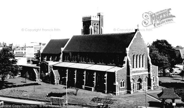 Photo of Swansea, St Mary's Church c1965