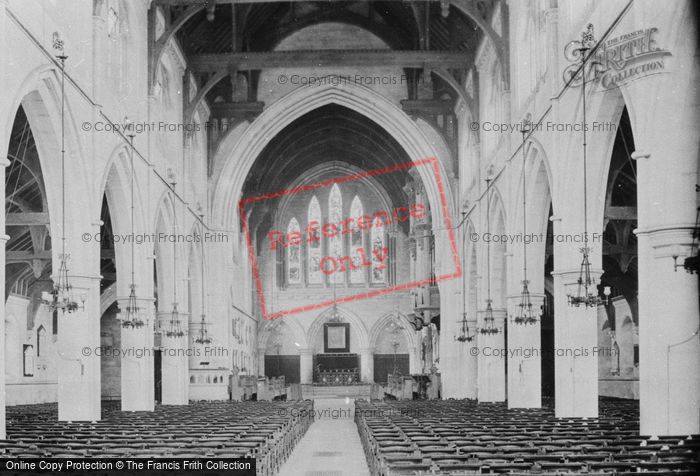 Photo of Swansea, St Mary's Church Interior 1910