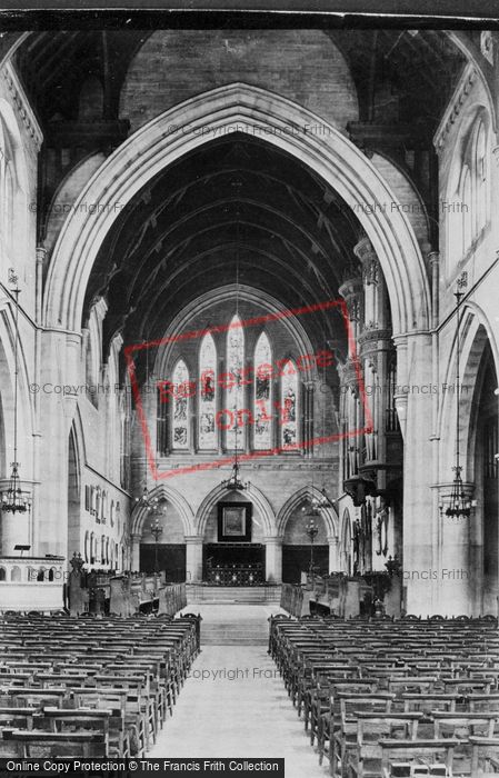 Photo of Swansea, St Mary's Church Interior 1910