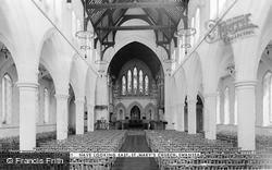 St Mary's Church, Nave Looking East c.1965, Swansea