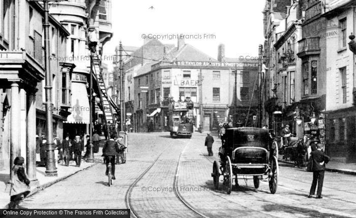 Photo of Swansea, Wind Street 1906