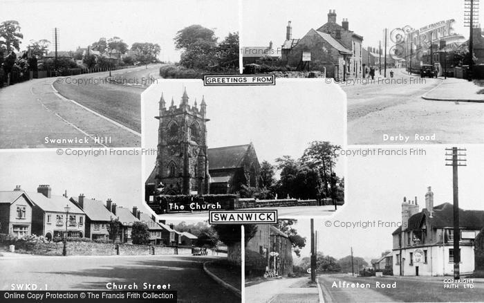 Photo of Swanwick, Composite c.1955