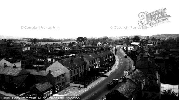 Photo of Swanwick, Derby Road From Church Tower c.1955