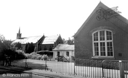 St Luke's Church And  School c.1955, Sway