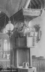 Church, The Font 1900, Swimbridge