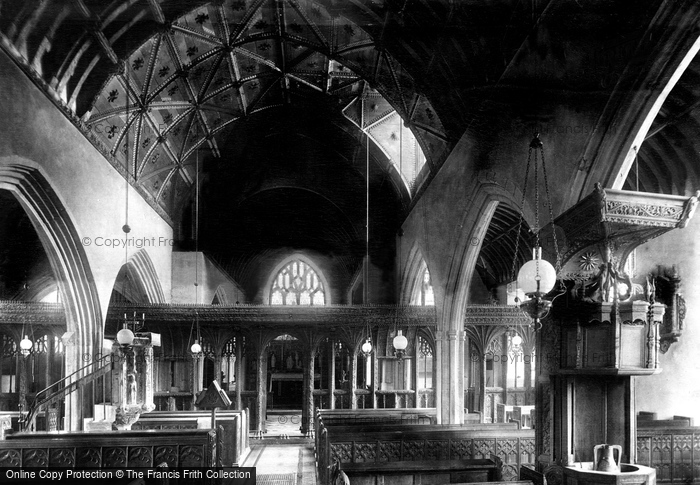 Photo of Swimbridge, St Jame's Church Interior 1900