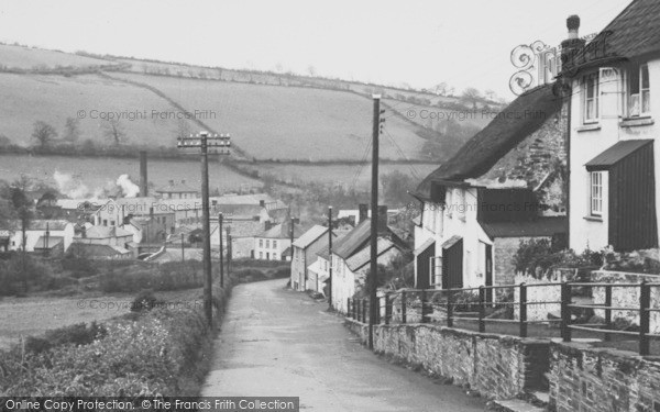 Photo of Swimbridge, Village From Station Road c.1950
