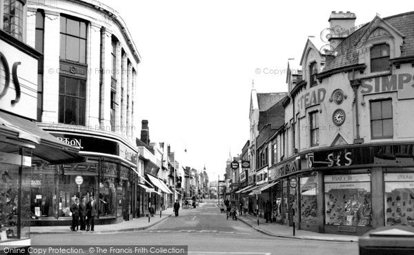 Photo of Swindon, Bridge Street c.1955