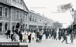 Men Leaving G.W.R. 1913, Swindon