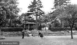 Town Gardens, The Bandstand c.1955, Swindon