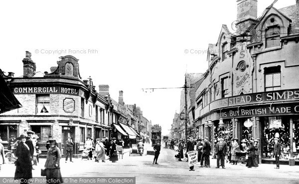 Photo of Swindon, Tram Centre  c.1919