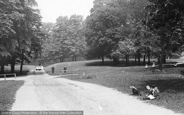 Photo of Swinton, Children In The Park 1896