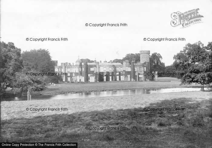 Photo of Swinton Park, The Castle And Lake 1908
