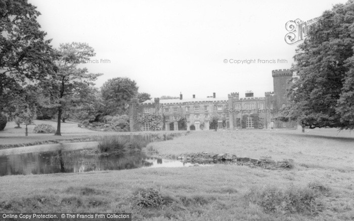 Photo of Swinton Park, The Castle And Lake c.1965
