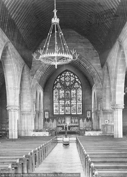 Photo of Swinton, St Peter's Church Interior 1896