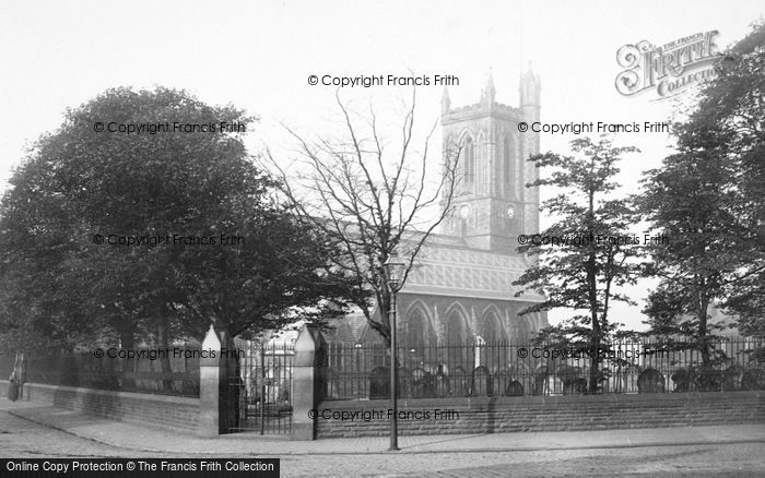 Photo of Swinton, The Church, North Side And Gate 1894