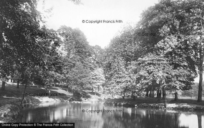 Photo of Swinton, The Park Lake 1896