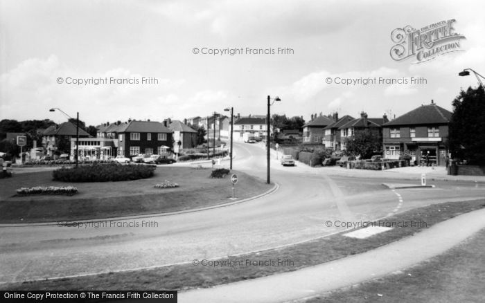 Photo of Swinton, The Roundabout c.1965
