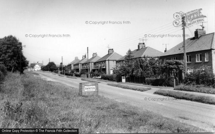 Photo of Swinton, The Village c.1960