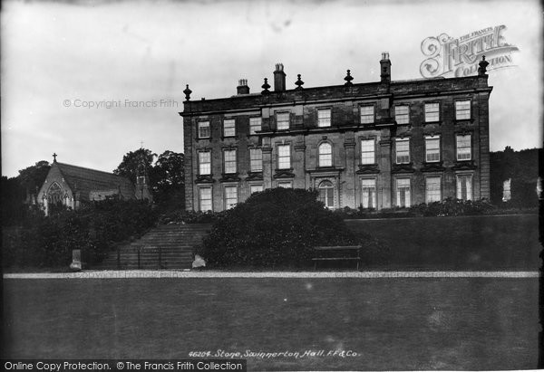 Photo of Swynnerton, Swynnerton Hall 1900