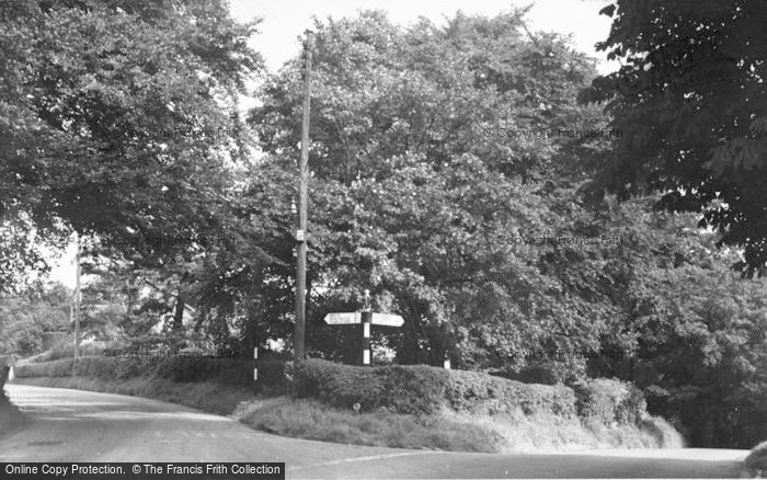 Photo of Swynnerton, The Fork Roads c.1955