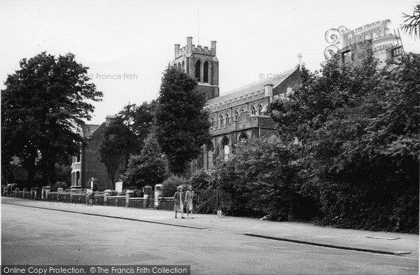 Photo of Sydenham, St Bartholomew's Church c1955