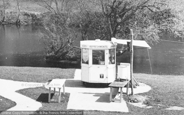 Photo of Symonds Yat, A Kiosk The River c.1960