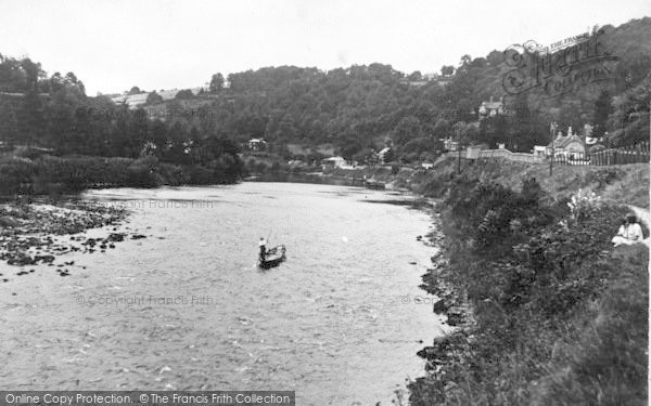 Photo of Symonds Yat, Poling Up The Rapids c.1935