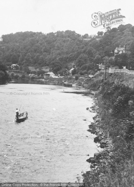 Photo of Symonds Yat, Poling Up The Rapids c.1935