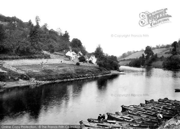 Photo of Symonds Yat, River Wye And Boats 1893