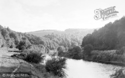 River Wye Near Seven Sisters c.1955, Symonds Yat