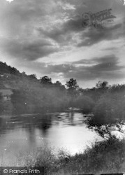 Sunset On The River c.1955, Symonds Yat